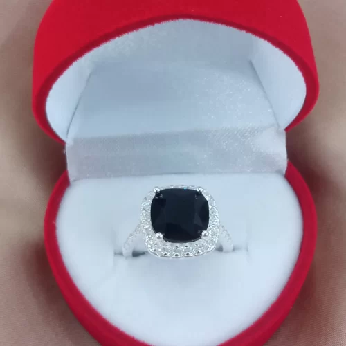 PLAC 011 Anillo de Compromico Plata